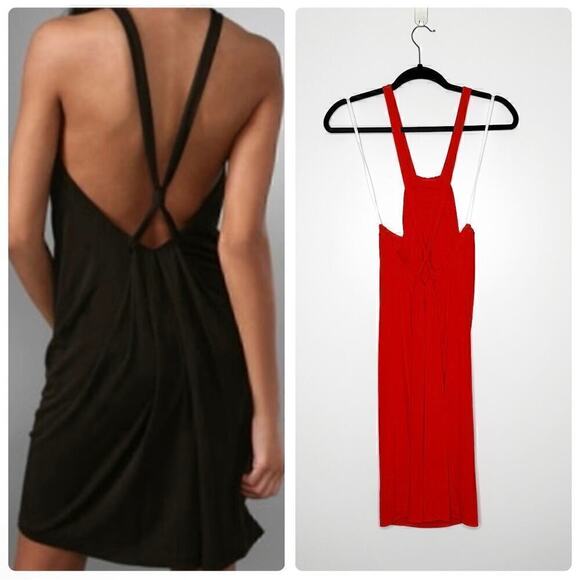 NWT Diane Von Furstenberg Ramia henna Mini Dress Women's Red Size 0 - Picture 2 of 5